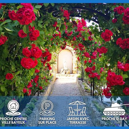 La Roseliere Maison Plain Pied Confortable Belle Decoration Jardin Magnifique 10 Mn A Pied Centre Ville Bayeux Proche Plages Du Debarquement Екстериор снимка